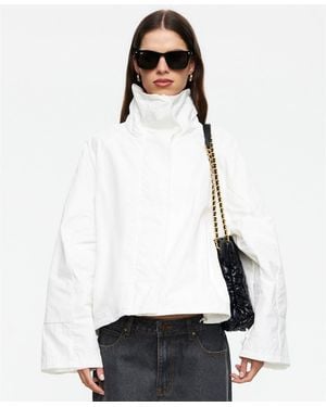 Lioness Shoreline Zip-front Windbreaker - White