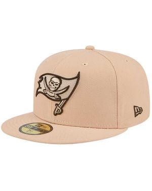KTZ Tampa Bay Buccaneers Candied Pecan 59fifty Fitted Hat - Natural