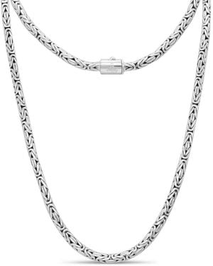 DEVATA Borobudur Round 4mm Chain Necklace - Metallic
