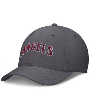 Nike Los Angeles Angels Swoosh Performance Flex Hat - Gray