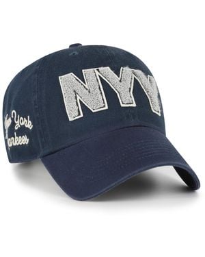 '47 New York Yankees Zoey Clean Up Adjustable Hat - Blue