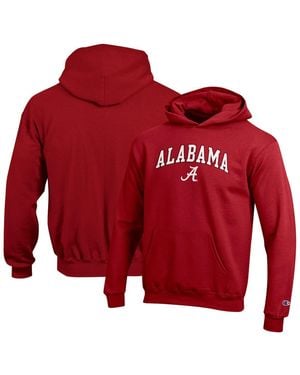 Champion Big Boys And Girls Alabama Tide Campus Pullover Hoodie - Red