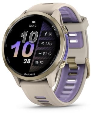Garmin Forerunner 970 - French Gray/translucent Indigo - Black