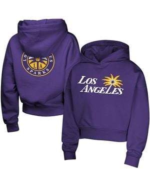 Outerstuff Big Girls Los Angeles Sparks Closer Pullover Hoodie - Blue