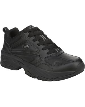 Dr. Scholls Sebastian Slip-resistant Lace-up Work Shoes - Black