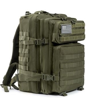 Gnuadz 45l Camping Outdoor Army Tactical Backpack Hiking Rucksack - Green