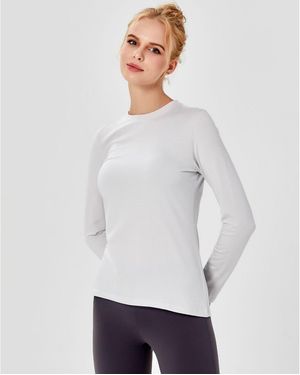 Rebody Active Pima Going Long Sleeve Tee - White
