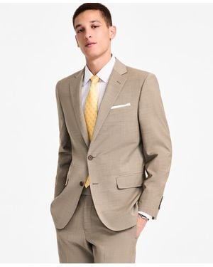 Brooks Brothers B By Wool-blend Stretch Classic-fit Suit Separates Jacket - Natural