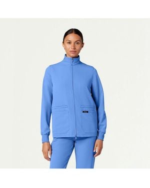 Jaanuu Ceri 6-pocket Classic Scrub Jacket - Blue