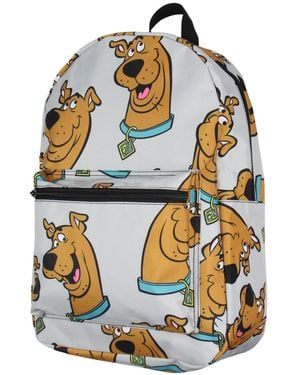 Scooby Doo Scooby Doo Floating Head Big Face Sublimated Print Backpack School Bag - Blue