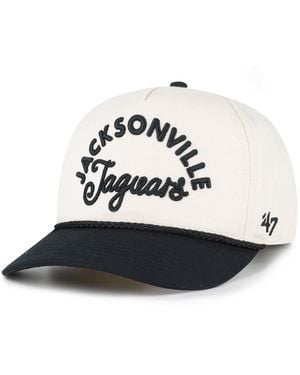 '47 Jacksonville Jaguars Rope Script Hitch Adjustable Hat - White
