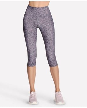 Skechers Go Walk Printed High-waist Capri - Blue