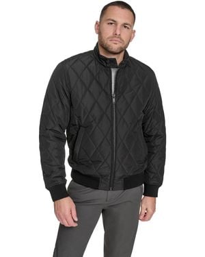 Dockers Quilted Bomber Jacket - Black