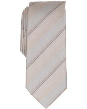 Alfani Stripe Pattern Tie - Gray