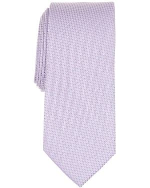 Perry Ellis Classic Solid Pattern Tie - Purple