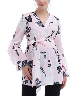 Kimi + Kai Kimi + Kai Maternity Leilani Blouse - Multicolor