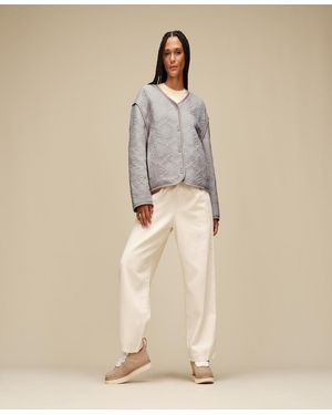 UGG Regular Fit Button Closure Sun Quilted Jacket - Natural