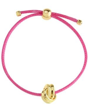 Steve Madden Pink Knot Friendship Slider Bracelet