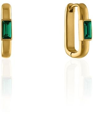OMA THE LABEL The Hverdag Cubic Zirconia Earrings - White