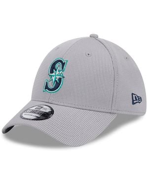 KTZ Seattle Mariners Active Pivot 39thirty Flex Hat - Gray