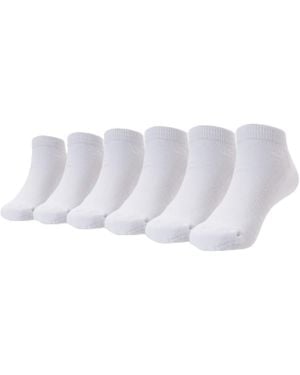 Sof Sole Little Boys And Girls 6-pack Low-cut Socks From Finish Line - White