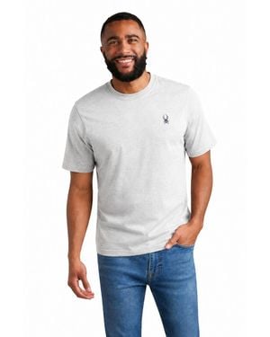 Spyder Mountain Graphic 2-way Stretch Relaxed-fit T-shirt - White