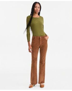 And Now This Now This Corduroy Flare Pants Macys Exclusive - Green