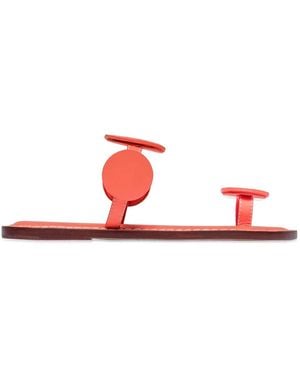 Bernardo Bernardo New Moon Toe Ring Sandal - Red
