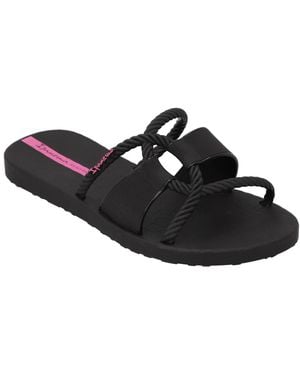 Ipanema Diversa Slide Flat Sandals - Black