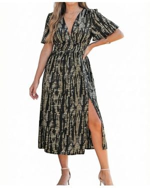 CUPSHE Elegant A-line Beach Dress - Green