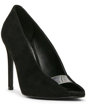 Steve Madden Santino Peep Toe Pumps - Black