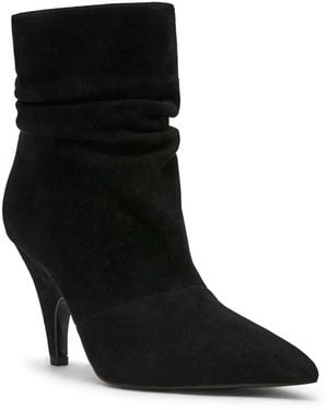 Steve Madden Elora Stiletto Slouch Booties - Black