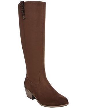 Dr. Scholls Calista Zip Tall Boots - Brown