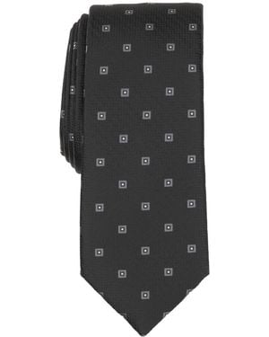 Alfani Brixton Neat Slim Tie - Gray