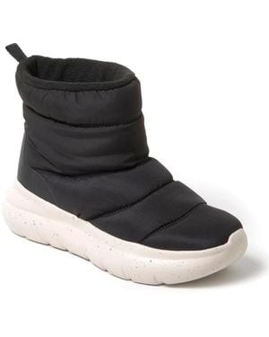 Dearfoams Texoma Bootie With Regnr8 - Black