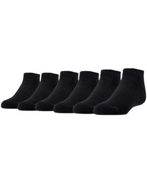 Sof Sole Little Boys And Girls 6-pack Low-cut Socks From Finish Line - Black