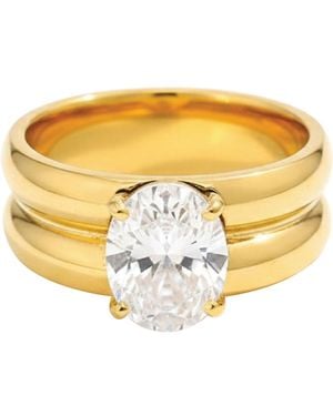 Lola Ade Eterna -tone Double Band Ring - Metallic