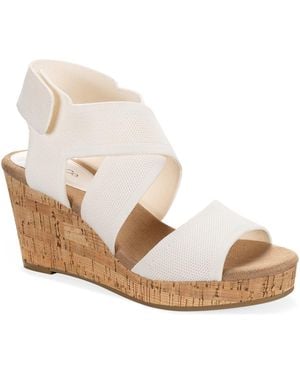 Style & Co. Sicilyy Wedge Sandals - White