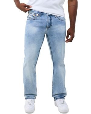 TRUE RELIGION Ricky Super T Flap Straight Jeans - Blue