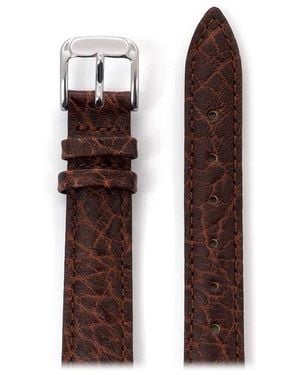 Speidel Ladies' Heavy Texture Buffalo Grain Leather Watchband 14mm Honey - Brown