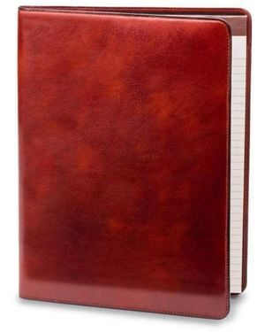 Bosca Old Leather 8.5 X 11 Writing Pad Cover - Red