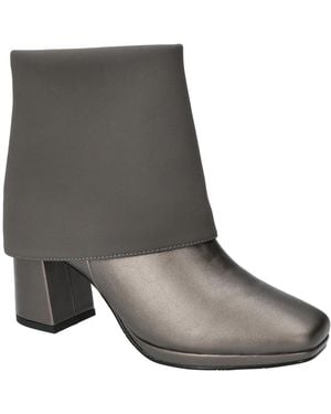Easy Street Sutton Square Toe Ankle Boots - Gray