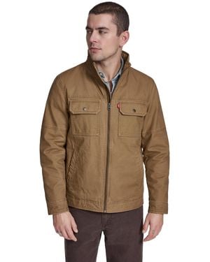 Levi's Cotton Two Pockets Jacket - Brown