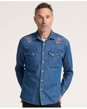 Pendleton Gambler Denim Shirt - Blue