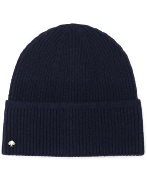 Kate Spade Knit Pull-on Beanie - Blue
