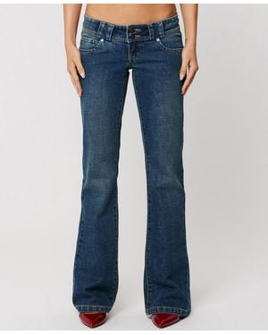 A.Brand Super Low-rise Jeans - Blue