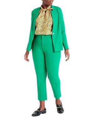 Eloquii The Ultimate Stretch Slim Leg Pant - Green