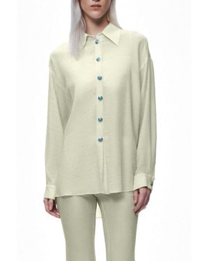 Nocturne Bustier Set Shirt - Natural