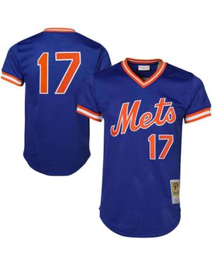 Mitchell & Ness Keith Hernandez New York Mets Cooperstown Mesh Batting Practice Jersey - Blue