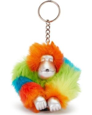 Kipling Monkey Clip Keychain Bag Charm - Red